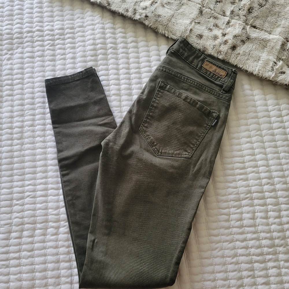 Olive Green Jeans